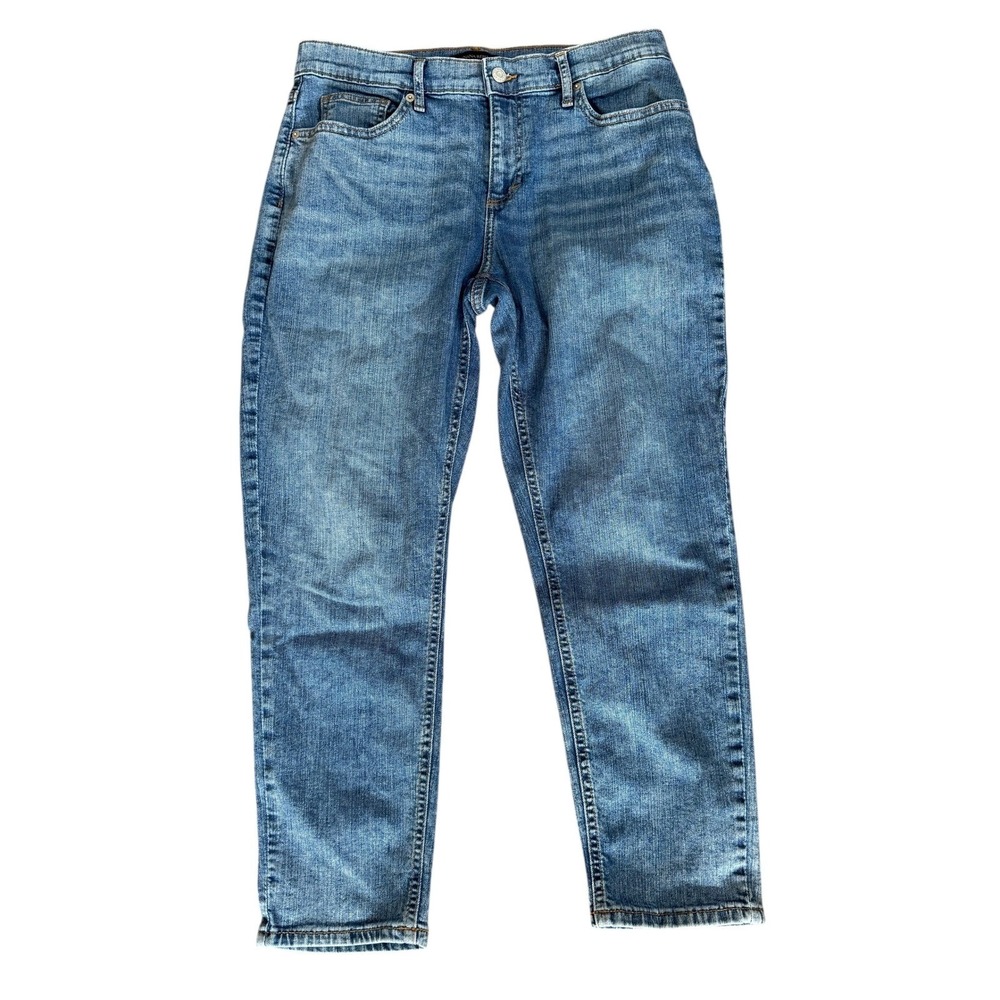 Banana Republic Girlfriend Jean Petite Mid Wash Denim Casual Everyday Size 28 6